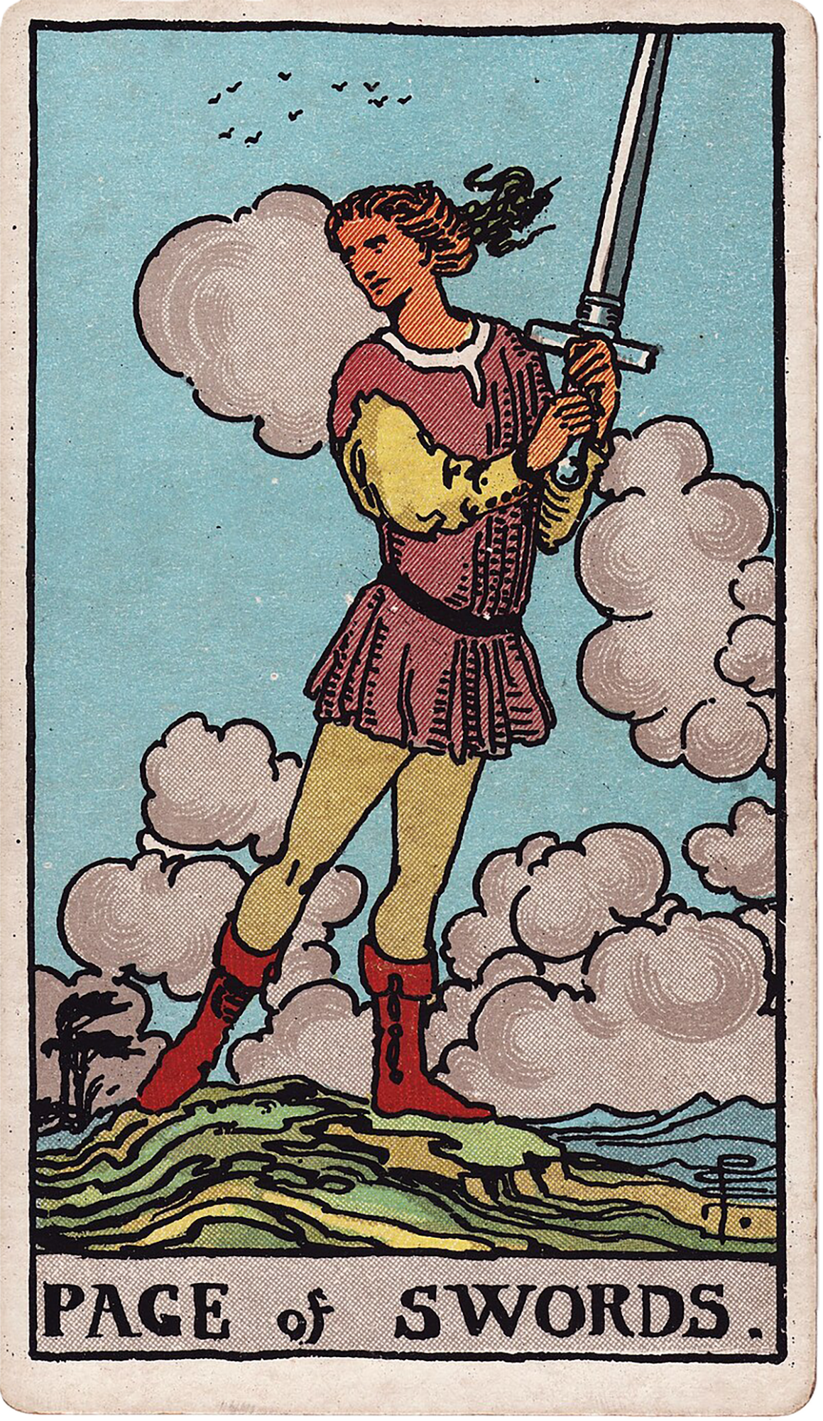 Page of Swords Tarot card